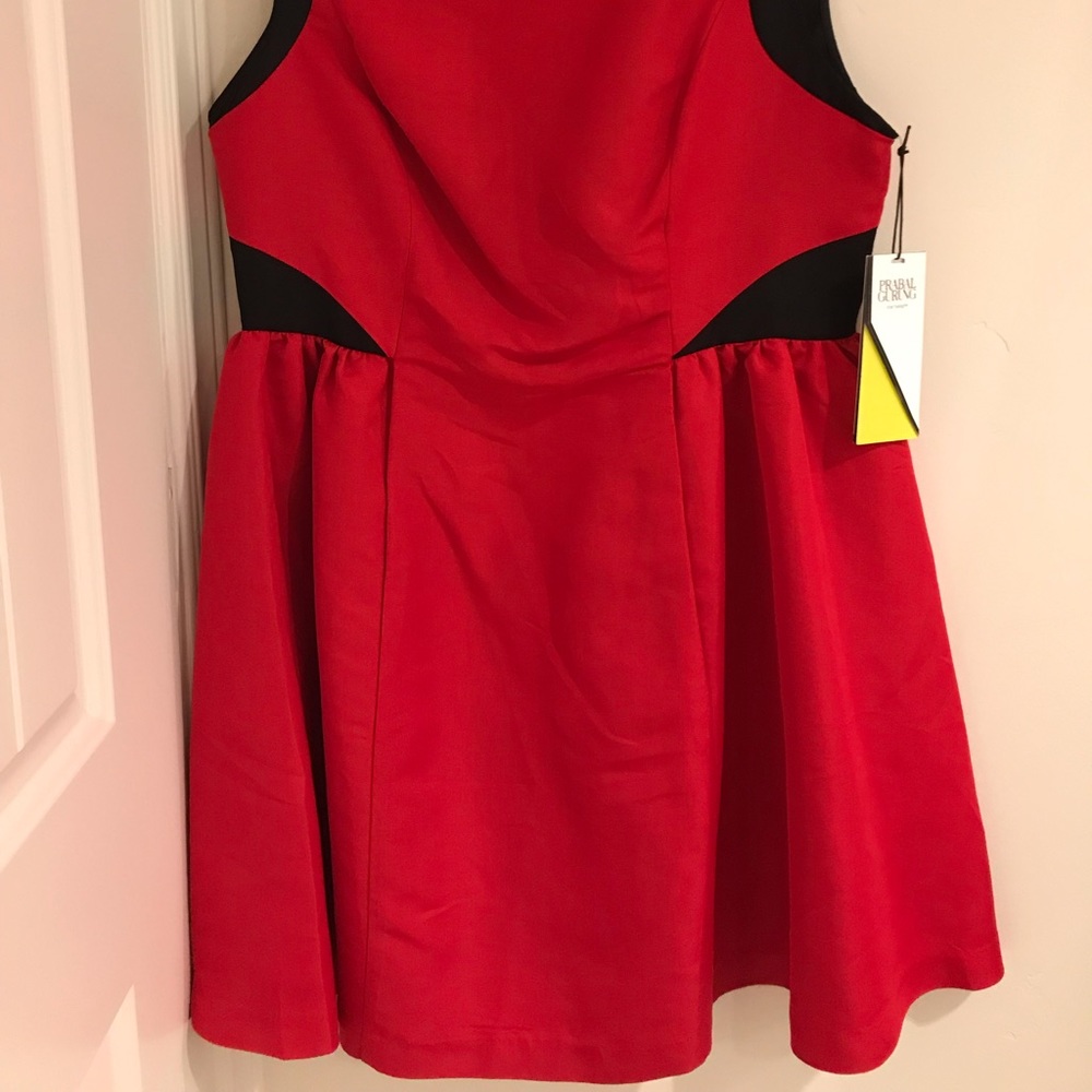 Pranav Gurung for Target red dress w/ pockets XXO - Picture 6 of 7